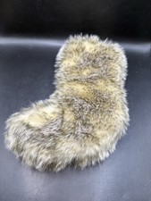 Faux Fur Christmas Stocking