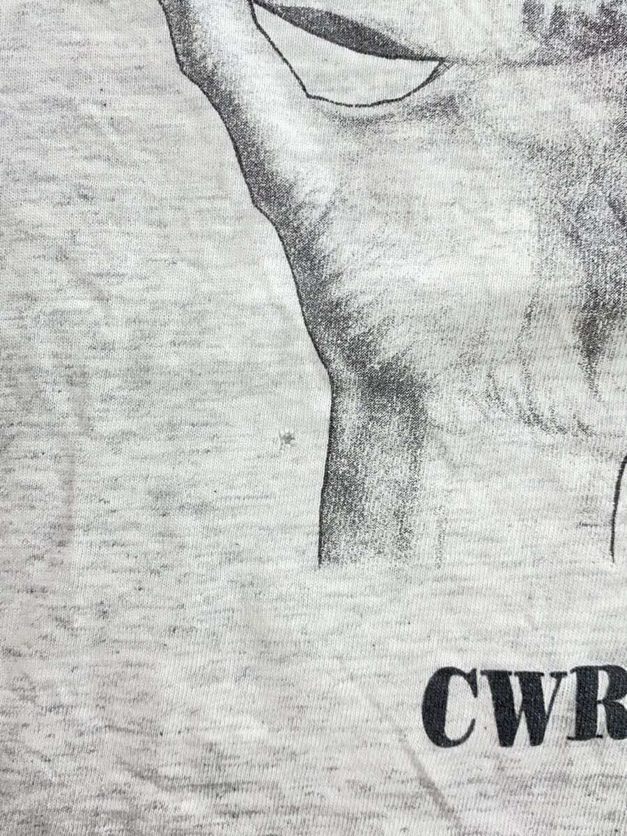 ALTRA T shirt altre marche anni 90 M.C Frassino mano con sfera grafica CWRU cotone GRIGIO