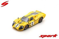 Spark Ford Gt40 Mkiv 7.0l V8 Team Shelby American Inc. N 2 24h Le Mans 1967 B.mclaren M.donohue Con Vetrina With Showcase Special Box 1:18 18S681