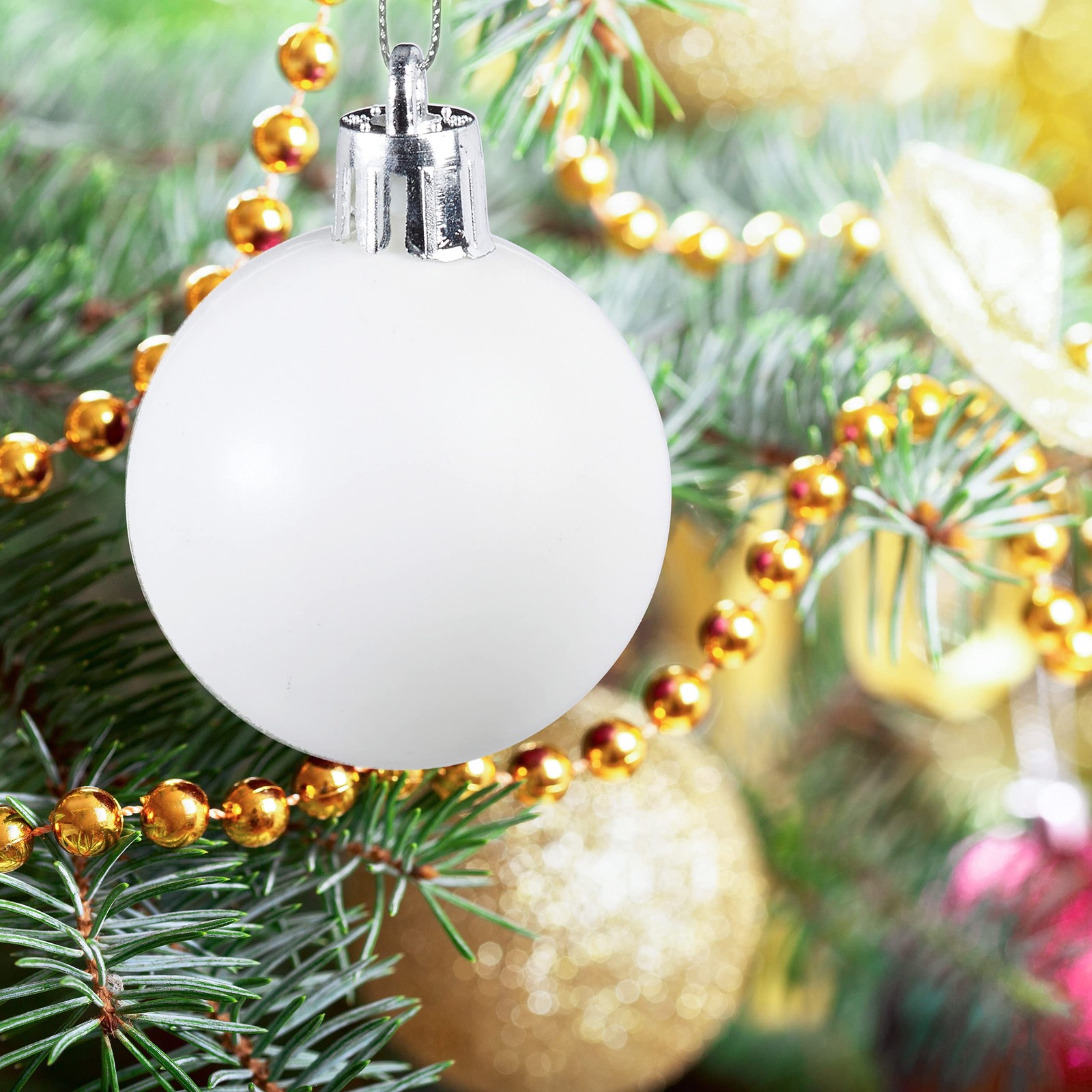 Boules de Noël design poli et finitions luisantes haut de gamme - 2