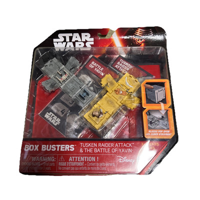 Star Wars Box Busters- Tusken Raider Attack & The Battle Of Yavin Space Crafts