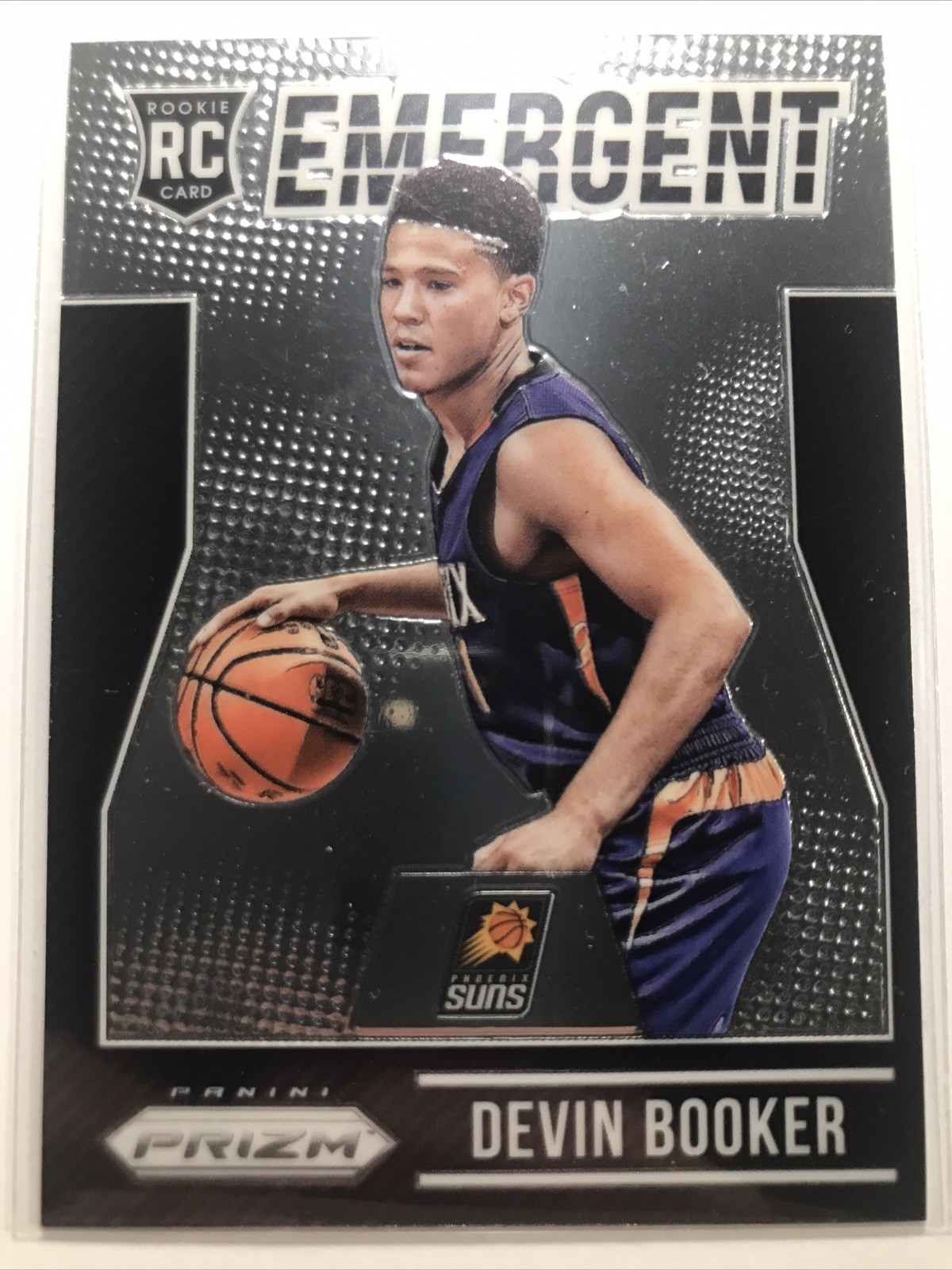 Devin Booker 2015-16 Panini Prizm Card #6 ROOKIE RC ENERGENT SP NICE!! SUNS