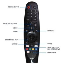 New Replacement MR20GA AKB75855501 For LG 2020 Smart Infrared TV Remote Control
