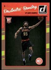 2016-17 Donruss #168 DeAndre' Bembry Atlanta Hawks Rookie