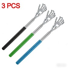 Stainless Steel Back Scratcher Extendable Telescopic Itch Relief Massager Tool