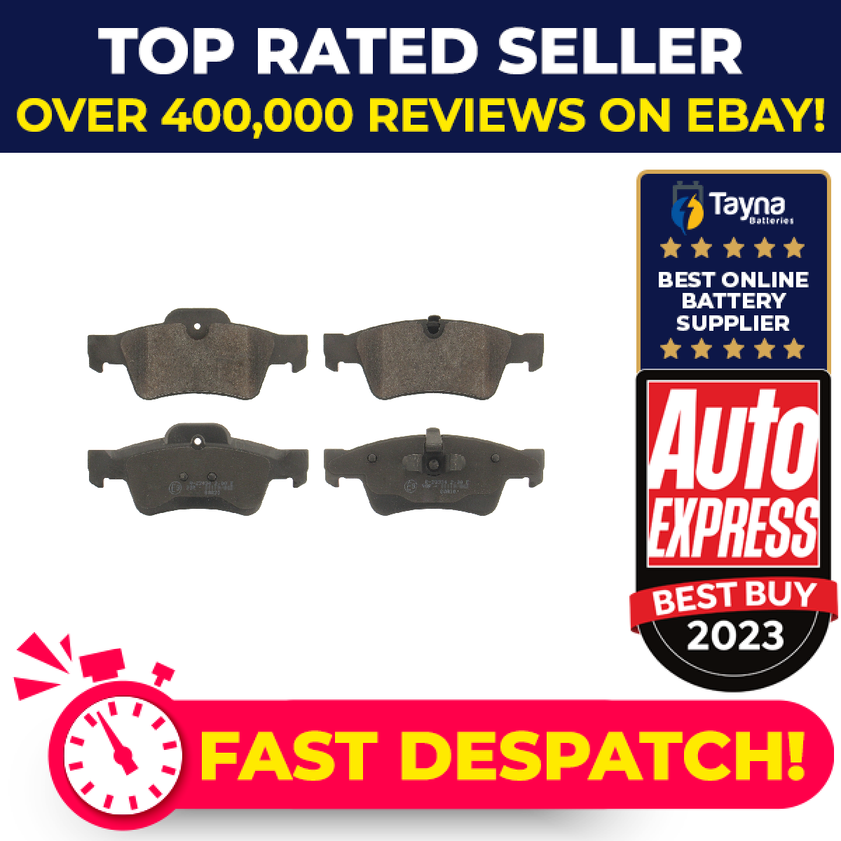Brake Pads Set fits MERCEDES ML500 W164 5.5 Rear 07 to 11 M273.963 A0044205220