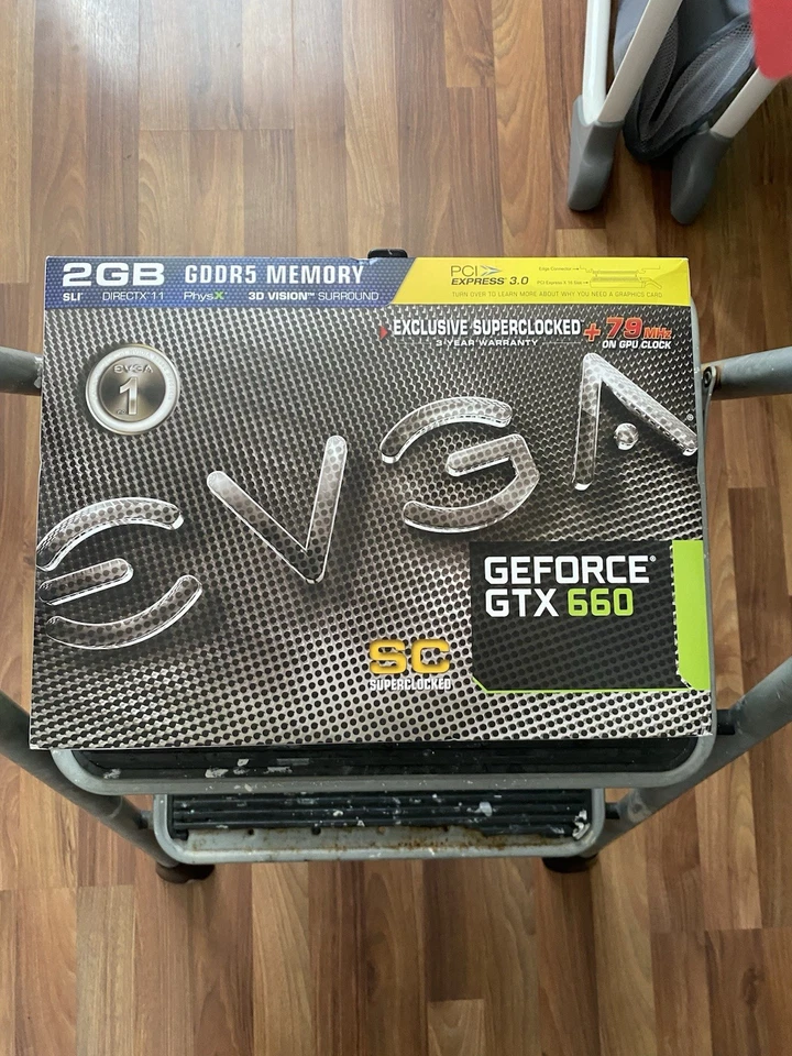 Vintage EVGA GTX 660 Untested Product - Image 2 of 2
