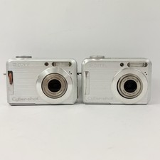 Sony Cybershot DSC-S700 7.2MP Digital Cameras Lot of 2 DEFECTIVE FOR PARTS ONLY
