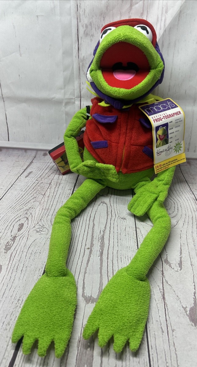 Macy's Kermit The Frog Frog-tographer Frogtographer Plush Toy Jim