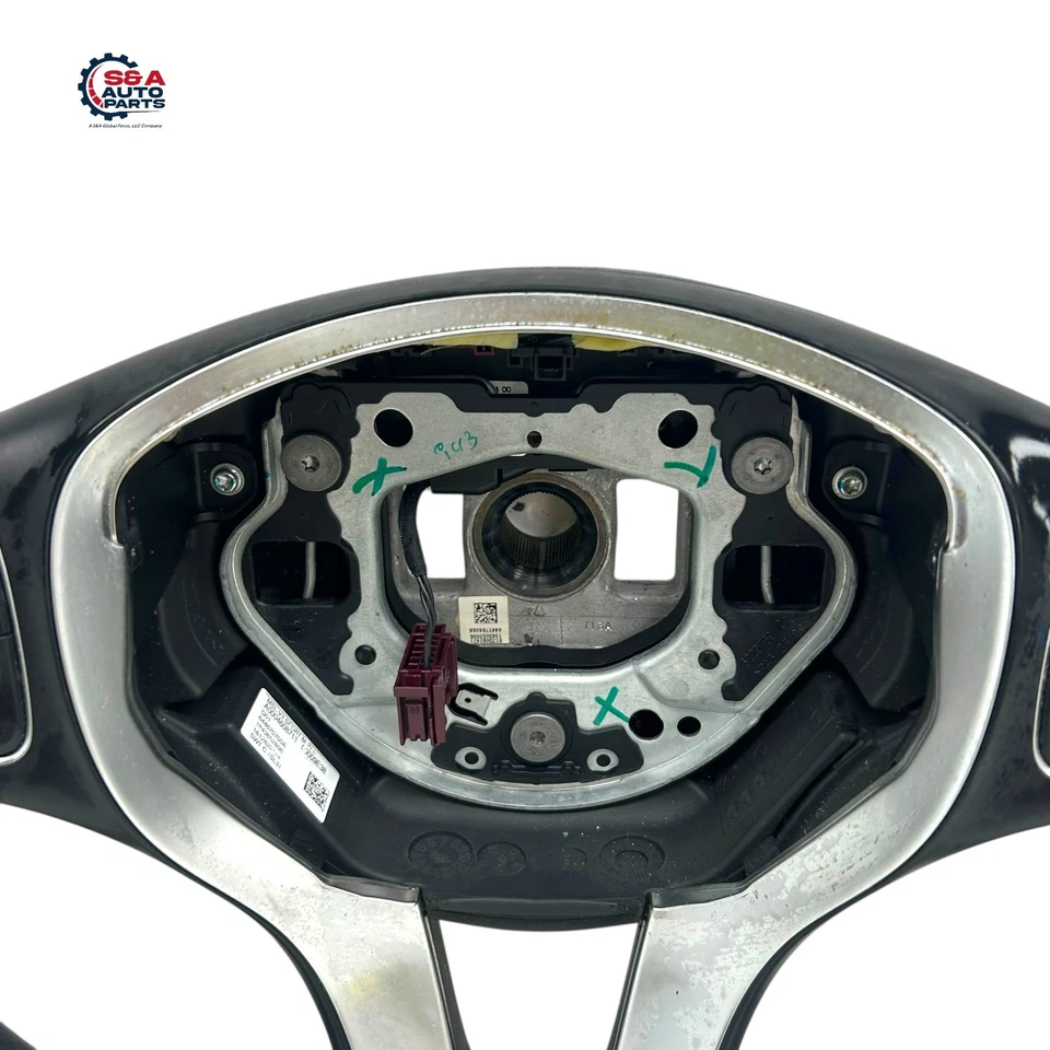2016 - 2022 MERCEDES GLC300 X253 STEERING WHEEL W/ SWITCH BUTTON OEM - Image 2 of 4