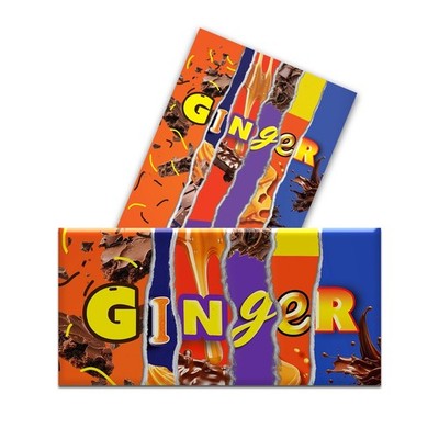 2 x Ingwer Schokoriegel Verpackung Neuheit Witz Geschenk Weihnachtsmann lustig Geburtstagsgeschenk