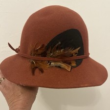 Doeskin Felt 100 Wool Hat Vintage