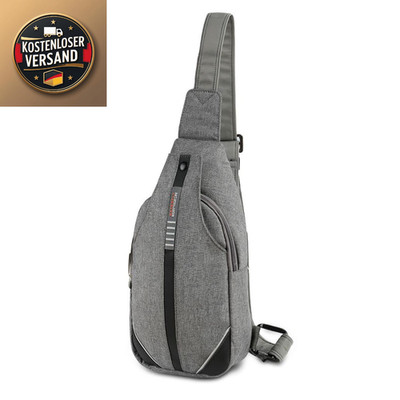 WATERFLY Anti Diebstahl Schultertasche Multifunktional Tagtasche