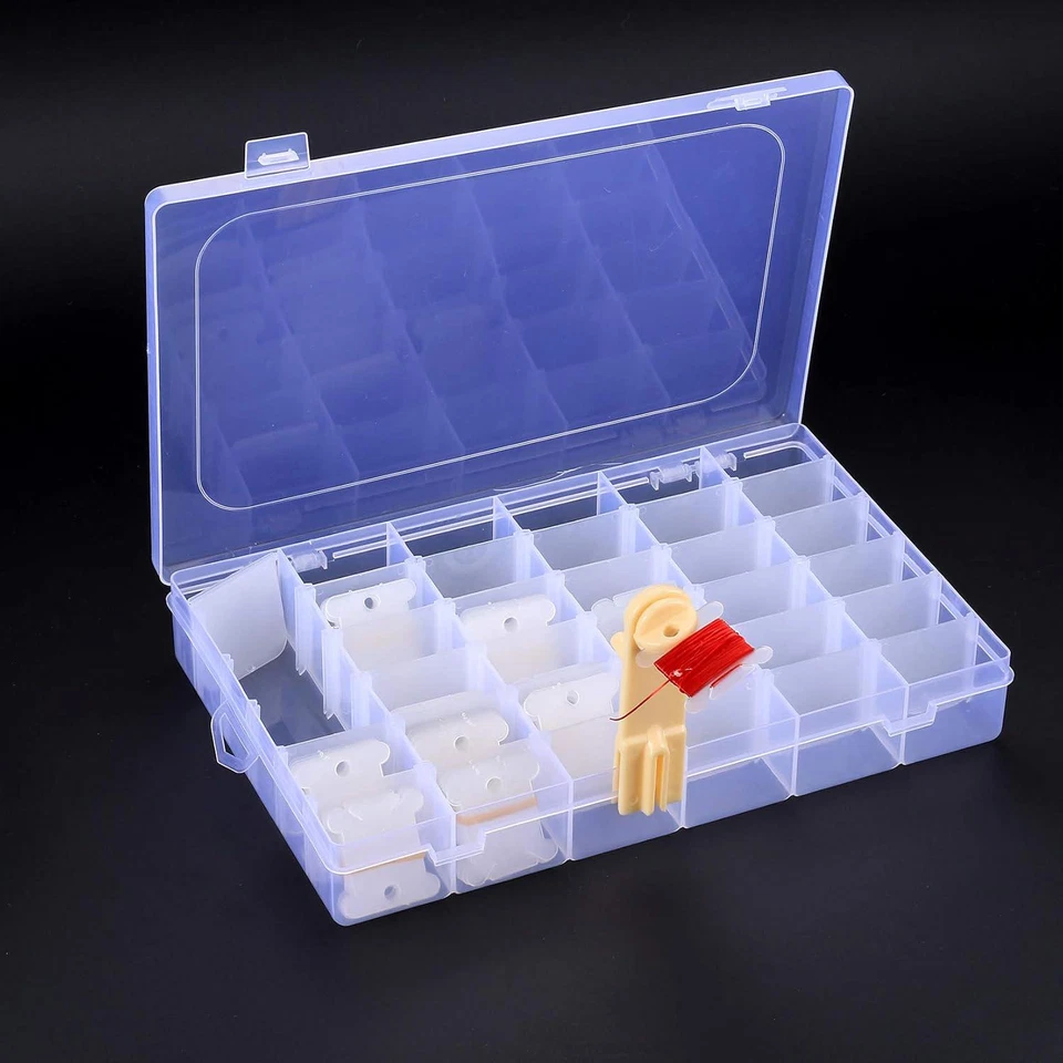 Embroidery Organizer Box Set, Plastic Embroidery Thread Storage Box, 106 Pcs Box - Image 4 of 4