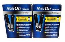 ReliOn Premier 200 Test Strips GR8 Dated 5/27 35.99 Trusted Seller Free Ship