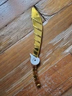 Vintage Mighty Morphin Power Rangers White Tigerzord Sword Gold Tail