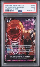 St. Shepherd Ju Peter (Alternate Art) OP13-084 Carrying On His Will Foil PSA 9
