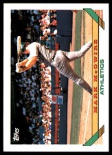 Mark McGwire 1992 Topps #100 Athletics MLB READ FREE SHIPPING AutographDen