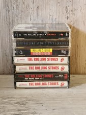 Rolling Stones Lot Of 7 Cassette Tapes, Good Cond Various Albums