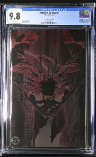 Absolute Batman #1 1:50 First Print Gerads CGC 9.8 Rare Incentive Ratio