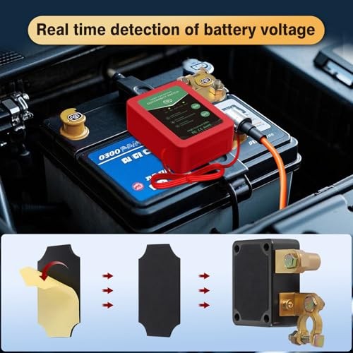 Smart Kill Switch for Car, Remote Battery Disconnect Switch 12v 240A with red