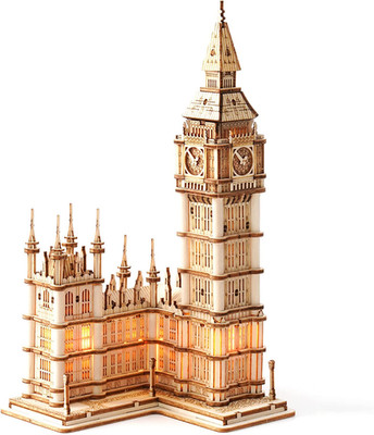 3D Puzzle for Adults Wooden Craft Kits for Teens DIY Construction Model Kit with