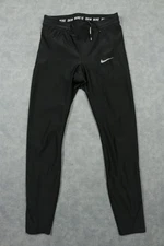 Nike Pants Mens Small Black Dri-FIT Running Leggings Compression Athletic