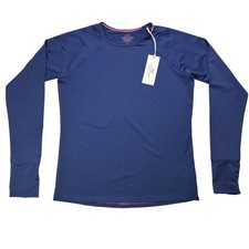 Vineyard Vines Performance Top Blue Girls XL Long Sleeve Athletic Shirt New