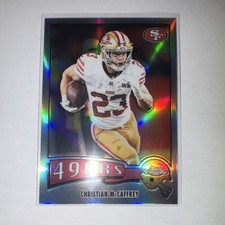 2025 Topps Chrome Refractor Christian McCaffrey San Francisco 49ers #1975-29
