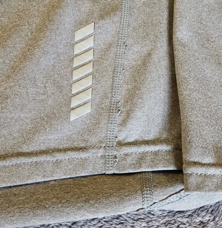 Fila Sport Shirt Mens L Gray Active Long Sleeve 1/4 Zip Pullover Performance - Image 2 of 4