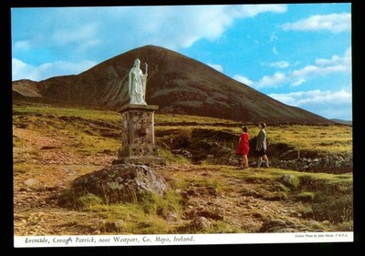 Unbenutzte Hinde Postkarte Eventide Croagh Patrick Westport Co Mayo Irland - C404