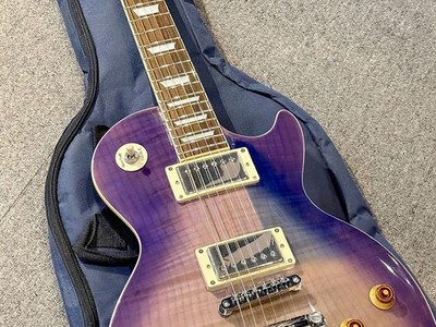 Epiphone Les Paul Standard Plus Top Pro Trance Blue Used Guitar