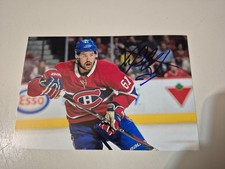 Xavier Ouellet Montreal Canadiens 4x6 Photo Signed Autograph Habs Signature #6