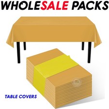 Large Plastic Rectangle Table Cover Cloth Wipe Clean Party Table Cover Tableware