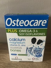 Vitabiotics Osteocare Plus 84 Omega-3 und Soja Isoflavone Tabletten/Kapseln