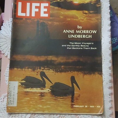 Life Magazine Feb 1969 Vol 66 No 8 Moon Voyagers Lindbergh Illustrated History