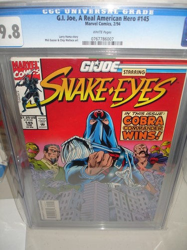 G.I. Joe #145 CGC 9.8 1994 Movie Rare Later Issue! cm