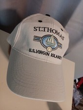 St Thomas Virgin Islands Paradise Adjustable baseball Cap hat logo cap Vtg