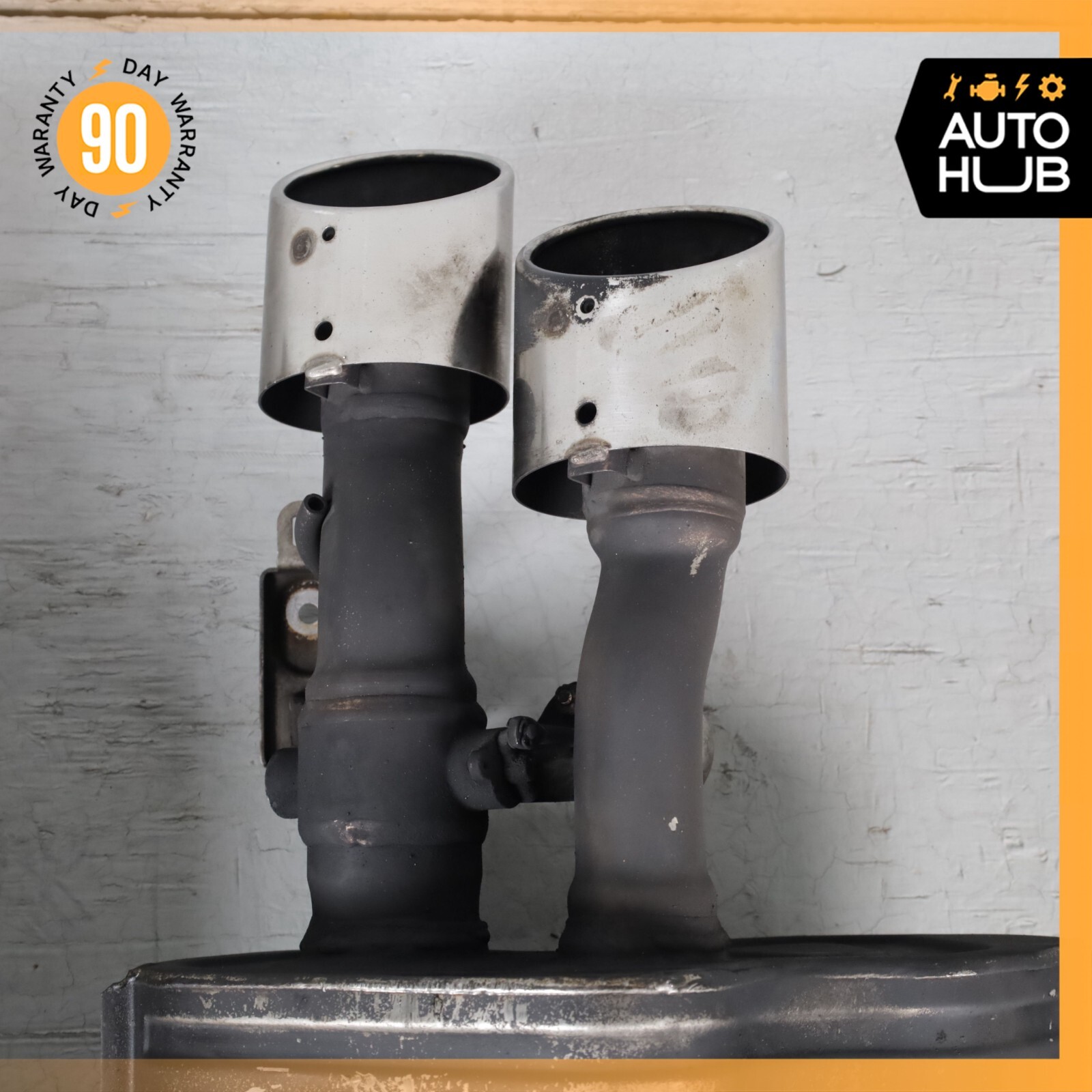 Maserati Quattroporte S Q4 M156 Exhaust Muffler Left & Right Side Set OEM