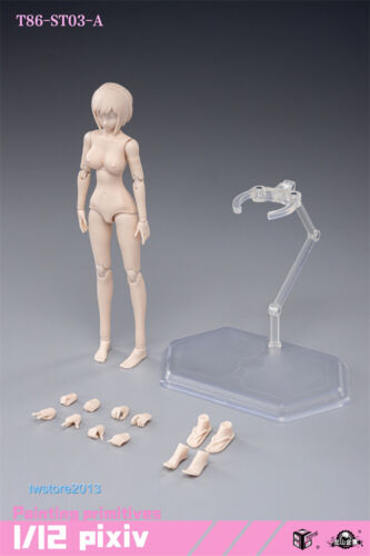 US Stock 86TOYS 1/12 T86-ST Flexible 6 inch Female Joint Action Figure Head Body - Picture 27 of 30