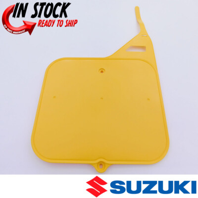 SUZUKI FRONT NUMBER PLATE FENDER 81-1995 RM125 RM250 RM465 RM500