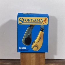 Sportsman AM/FM Headphone Radio MZM-100 w Built-in Antenna in Original Box Works