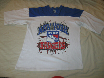 New York Rangers Vintage T Shirt 1993 True Fan Men's Large (slim