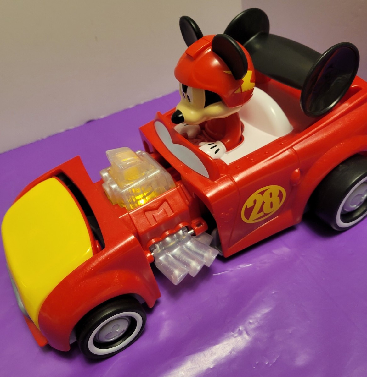 Mickey Mouse Light and Sound Transforming Roadster /Jalopy Hot Rod
