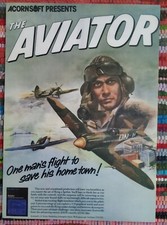 BBC B Micro Acornsoft Aviator Poster  A3 image
