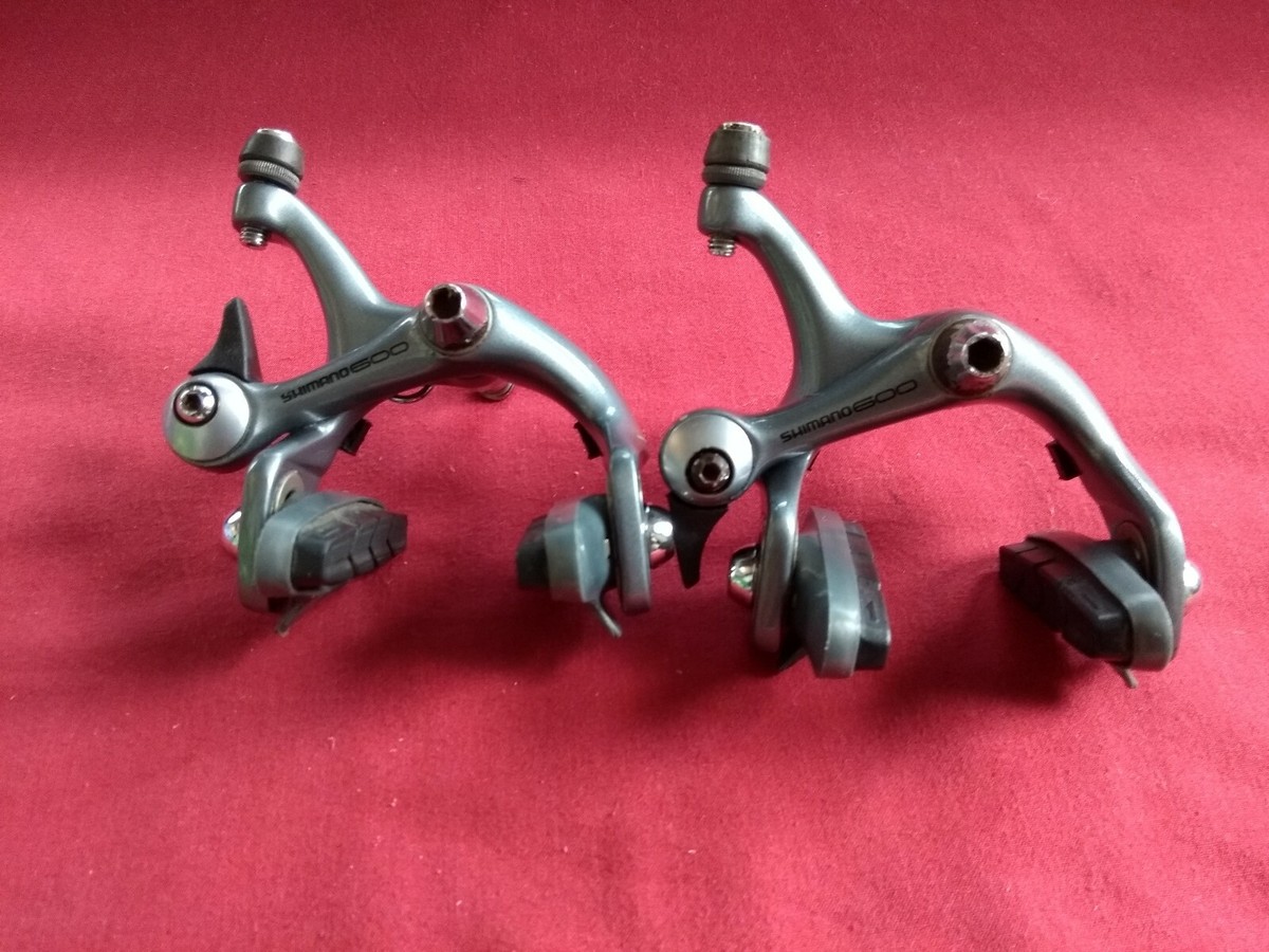 Jeu D'étriers De Frein Shimano BR-6400 Tricolore - Avant Et Arrière, Pour Vélo De Route, Occasion Excellent état