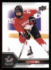 2022-23 Upper Deck Team Canada Juniors #52 Ashton Bell WWC