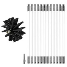 Kaminbürste Ofenrohrbürste Kaminbesen Reinigungsbürste mit flexiblen Stangen