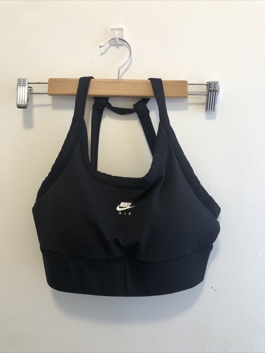 nike air sports bra black