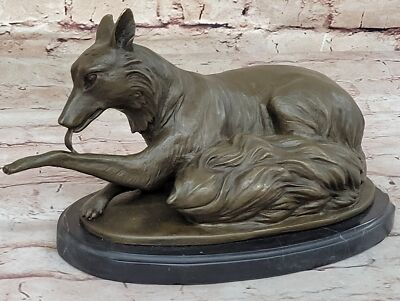 Bronze German Shepherd Sculpture by Milo - Collector`s Edition Figurine